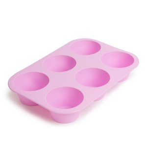 Formă de copt brioșe silicon - 6 doze