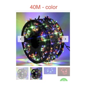 Instalatie LED 40 M / 200 LED - multicolor