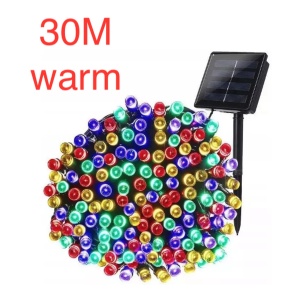 Instalatie solara 30 M / 120 LED - Solar alb cald 30m