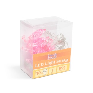 Lampă LED - flamingo - 1,1 m - 10 LED - alb fierbinte - 3 x AA - Img 2