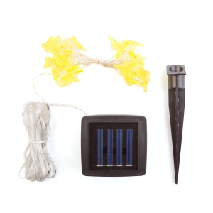 Lampă solară - fluture - 2,4 m - 25 LED alb cald - Img 2