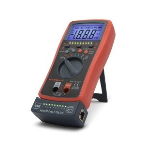 Multimetru digital, automat, cu tester de cabluri