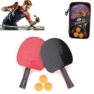 Palete de Tenis 24cm de Masa 2/set, cu 3 Mingii Inculse