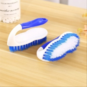 Perie de Curățare Manuală 13cm, Mâner 15cm Diferite Culori