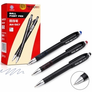 Pix cu Cerneală Albastră 24/set AIHAO 567, cu Mecanism