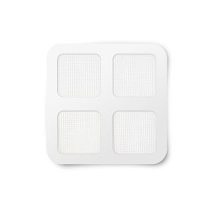 Plasture pentru țânțari - 10 x 10 cm - alb - 4 bucăți / ambalaj