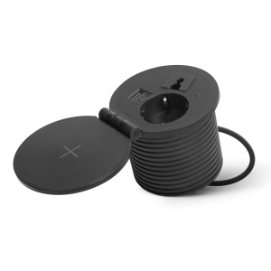 Priză încorporabilă ascunsă + USB + Type-C + Încărcător wireless - Img 2