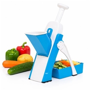 Răzătoare Manuală Multifuncțională cu Presare, 35x24x11.5cm, cu Tavă de Colectare și Tamburi Interschimbabili pentru Feliere și Răzuire
