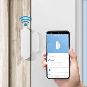 Senzor inteligent Wi-Fi pentru deschidere - 2 x AAA - autocolant - Img 2