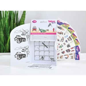 Set autocolant tatuaj vehicule - 53 piese / pachet - Img 2