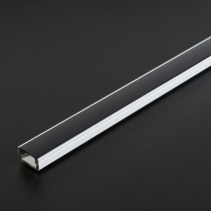 Șină din aluminiu pentru LED - 1000 x 17 x 8 mm - Formă U - alb - Img 3