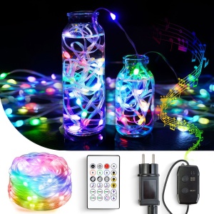 Șir de lumină inteligentă - 100-240V - 66 LED-uri RGB - 10 m - Bluetooth - Img 2