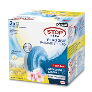 Tabletă Ceresit Stop pentru reumplerea aparatului de dezumidificare - aromă „Flori sălbatice” - 2 x