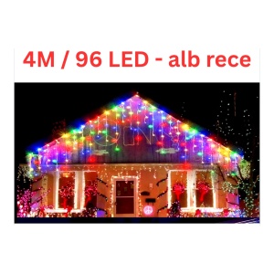Turturi / franjuri - 4 m 96 LED - ALB cald 4M
