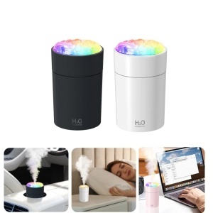 Umidificator de Aer 10.5x5.5cm cu Lumină LED Multicolor, Design Compact Alimentare USB Diferite Culori - Img 2