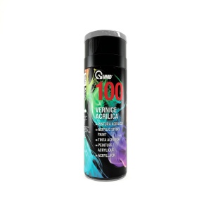 Vopsea email acrilică - pentru metal, plastic și lemn - 400 ml - gri