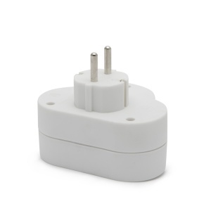Adaptor de perete cu 2 prize - cu întrerupător - 250V - 16A - Img 3