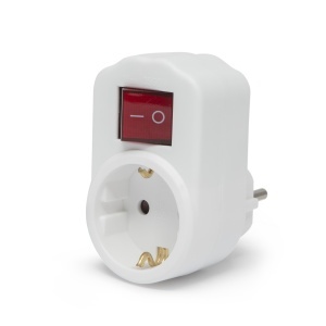 Adaptor priză de perete cu întrerupător - max. 3500 W