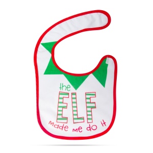 Bavete de Crăciun pentru bebeluși - 38 x 27 cm - 4 tipuri - Img 3