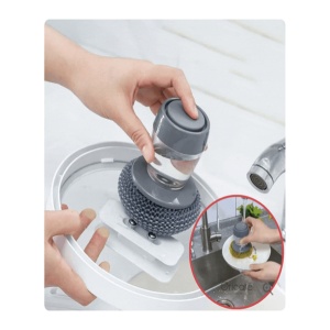 Burete de vase cu dozator de detergent în mâner