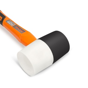 Ciocan de cauciuc cu mâner din fibră de sticlă - 340 g - Img 3
