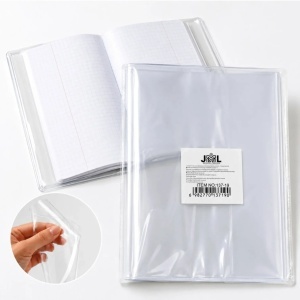 Copertă Transparentă A5 21.5×15cm, 12/set, pentru Caiete, din Plastic PVC Flexibil, Reutilizabilă, Universală