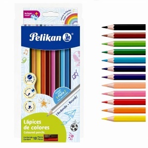 Creioane Colorate Pelikan 12/Set, 12 Culori, 17 cm