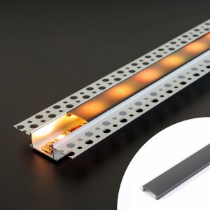 Dispersor profil aluminiu LED - negru - 1000 mm (pentru 41025A1)