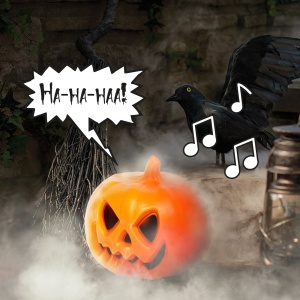 Dovleac de Halloween - cu LED şi efect sonor