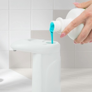 Dozator automat de săpun - 360 ml - pe blat - cu baterii - Img 3