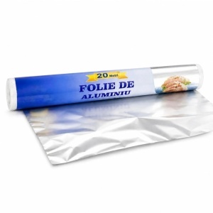 Folie de Aluminiu 20m, Rola Bucătărie 28cm