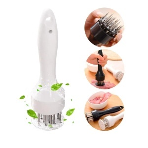 Frăgezitor pentru Carne 19x5cm, cu Ace din Inox și Mâner Ergonomic din Plastic