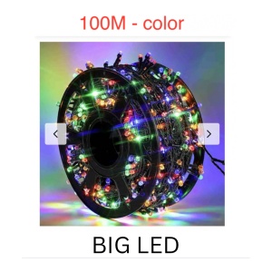 Instalatie LED tip rola 100 M / 500 LED mare - multicolor