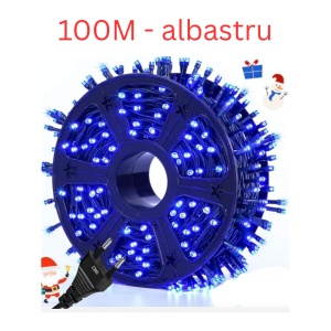 Instalatie tip rola 100 M / 500 LED albastru