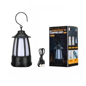 Lampa LED 15x8cm Felinar Portabil Multifunctional, Lumina Alb Cald Incarcare prin Acumulator - Img 2