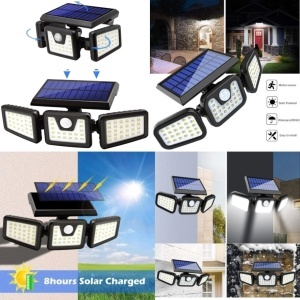 Lampa Solara LED 28x8cm Proiectoare, Reglabila