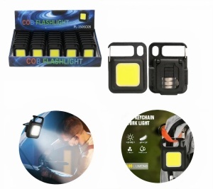 Lanterna Portabila LED 36/set Tip Breloc, 6x4cm Multifunctionala pe Baterii