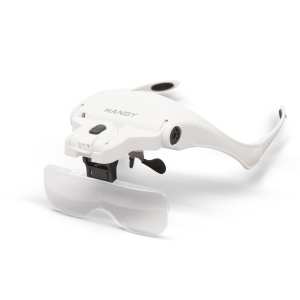 Lupă de cap cu iluminare LED + set de lentile - Img 3
