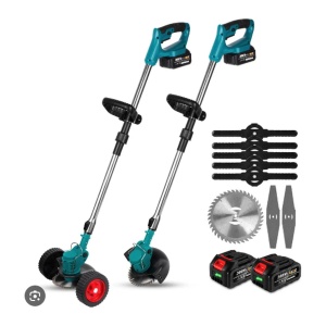 Motocoasa cu roti, 2 baterii de 48V - fixa