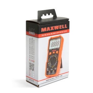 Multimetru digital cu tester baterii, măsurarea temperaturii + funcție de lampă de lucru - Img 4