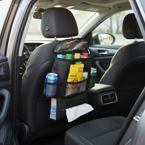 Organizator auto cu insert termic care poate fi agățat pe scaun