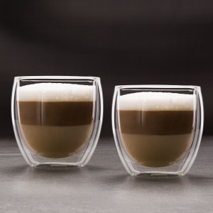 Pahar cu perete dublu - 250 ml - 2 / ambalaj