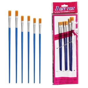 Pensule pentru Pictura 6/set Diferite Dimensiuni