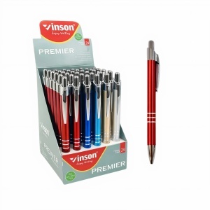 Pixuri Metalice Vinson 36/set, cu Mecanism Click Diferite Culori