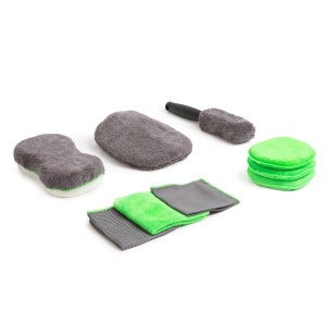 Set de bureți auto din microfibră – 9 bucăți