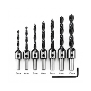 Set de burghie cu zencuitor - pentru lemn - 3/4/5/6/7/8/10 mm