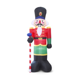 Spărgător de nuci – model de Crăciun - 240 cm - IP44 - 9 LEDuri – alimentare de la rețea