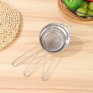 Strecurătoare de Bucătărie 3/set, din Inox 23x10cm, Diferite Dimensiuni - Img 2