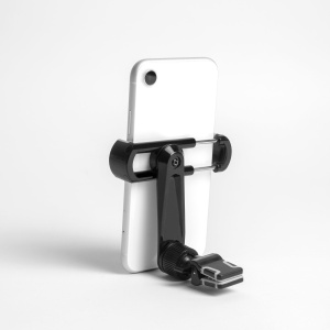 Suport de telefon – fixabil pe grila de ventilație – negru - Img 4