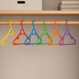 Umerașe pentru haine 5/set din Plastic, Diferite Culori